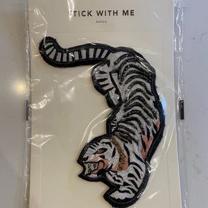 Anthropologie Tiger Patch Stick-on